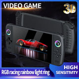 NEW M27 Portable Handheld Console - 7" IPS 1024x600 Linux Retro Gaming w/HDMI for Boys Gamer Gift & Plug & Play
