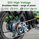 L20 E-Bike 750W motor 48V10AH folding mountain Electric Bicycle Mechanical brake 20*3-inch tire urban commuting Electric Bike