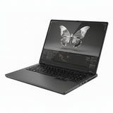 Laptop with Intel HD Graphics and NVIDIA GTX 1060 6GB on a dark background