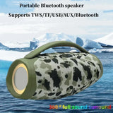 Caixa De Som 100W High-power Bluetooth Speakers Portable Outdoor Subwoofer 3D Stereo Surround Sound Column Music Center Boombox