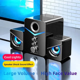 Bluetooth Speaker – Home Theater Bass System, Mini Desktop Speakers for PC, Phone, MP3 Player & Subwoofer Soundbar