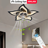 Ceiling Fan with Light Led Light with Reversible Airflow Function. Discrete And Functional Ceiling Fan