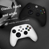 Gamepad Cases Soft Silicone Cover Anti-slip Protective Skin Case For Xbox Series X/S Controller Joystick With 2PcsThumb Grip Cap
