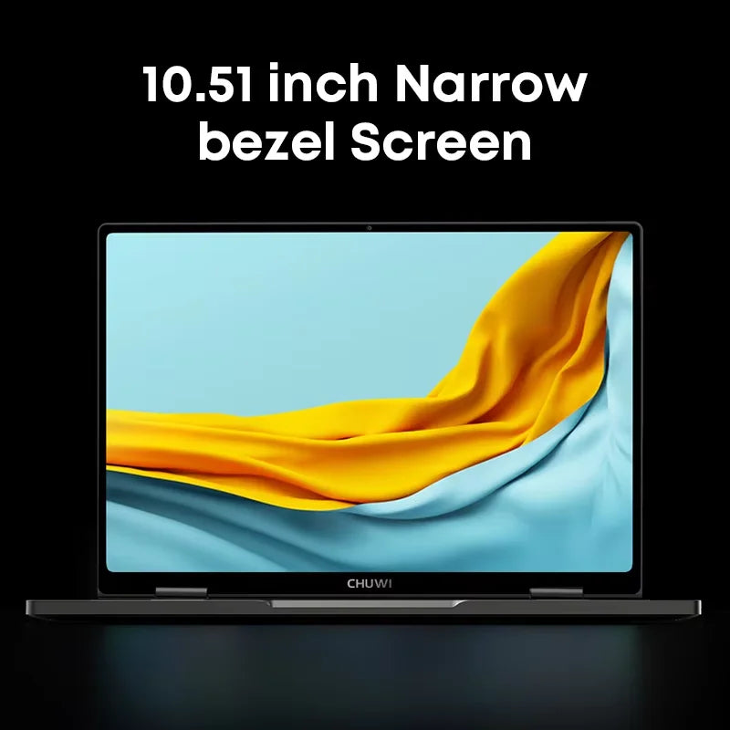 CHUWI MiniBook X N150 Laptop 10.51 Inch 16GB RAM 512GB SSD 2-in-1 Yoga Mode Intel  Windows 11 Notebook 360° Flipable WiFi 6