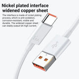 66W USB Fast Charger Quick Charge 3.0 EU Plug Adapter with 6A Type-C Cable for Huawei Mate 50 60, Nova 10, Honor 100, Magic 5