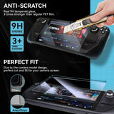 Steam Deck/Steam Deck Oled Tempered Glass Screen Protector 2.5D Curved Edge 9H Hardness Shatterproof Anti-Scratch HD Bubble-Free