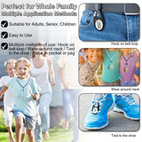 FITCENT Mini Digital Pedometer – 3D Sensor Step Counter with Lanyard for Walking, Running & Outdoor Sports (Kids, Men & Women)