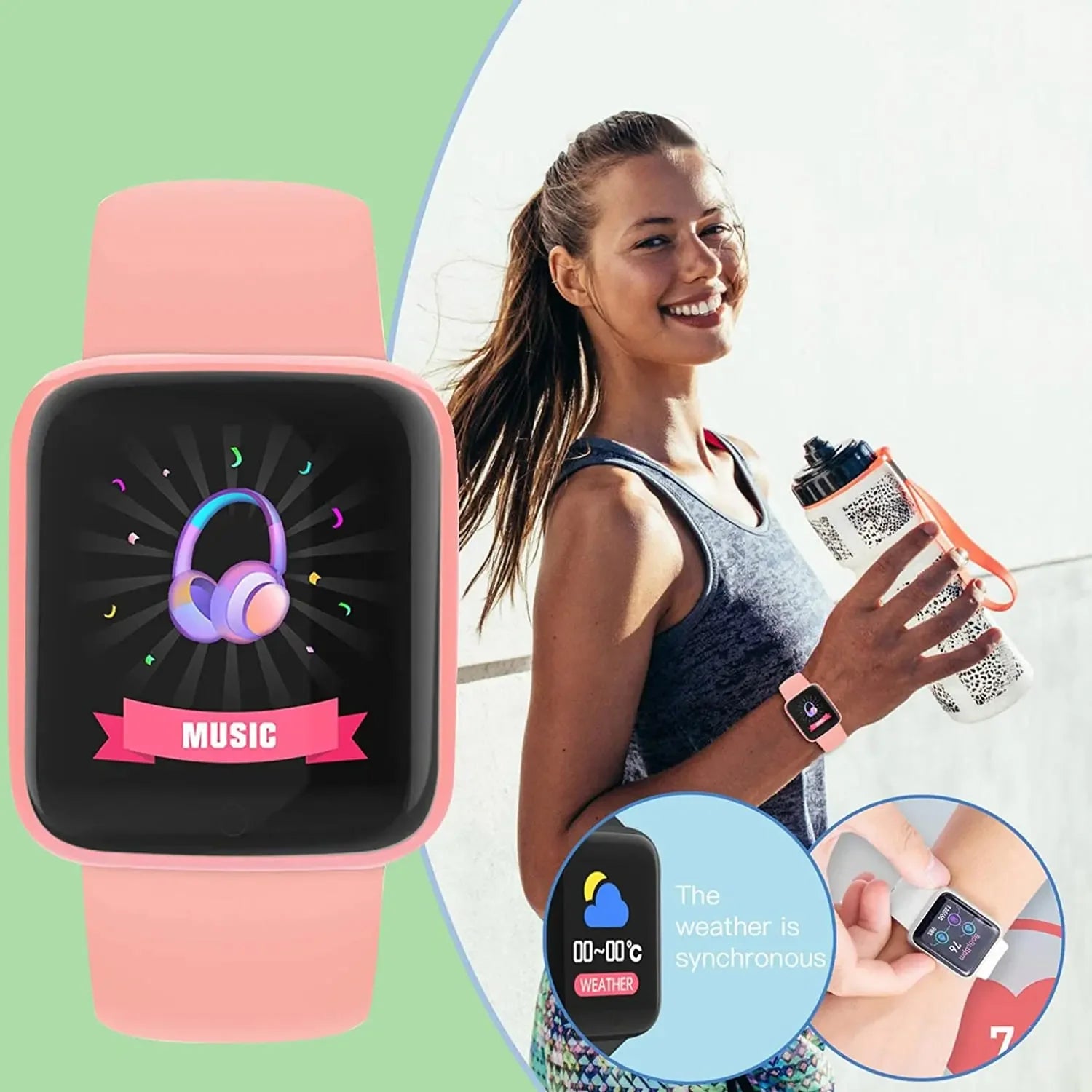 Multifunctional Bluetooth Smartwatch – Fitness, Sleep, Music & Sports Tracker for Men and Women