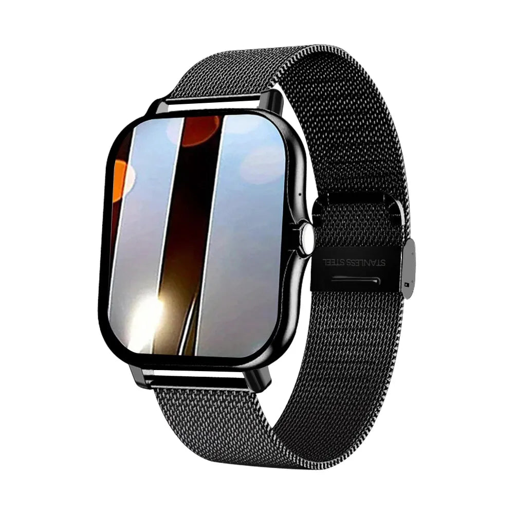 1.44" Smart Watch for Android – Full Touch Color Screen, Bluetooth Call, Magnetic Charging