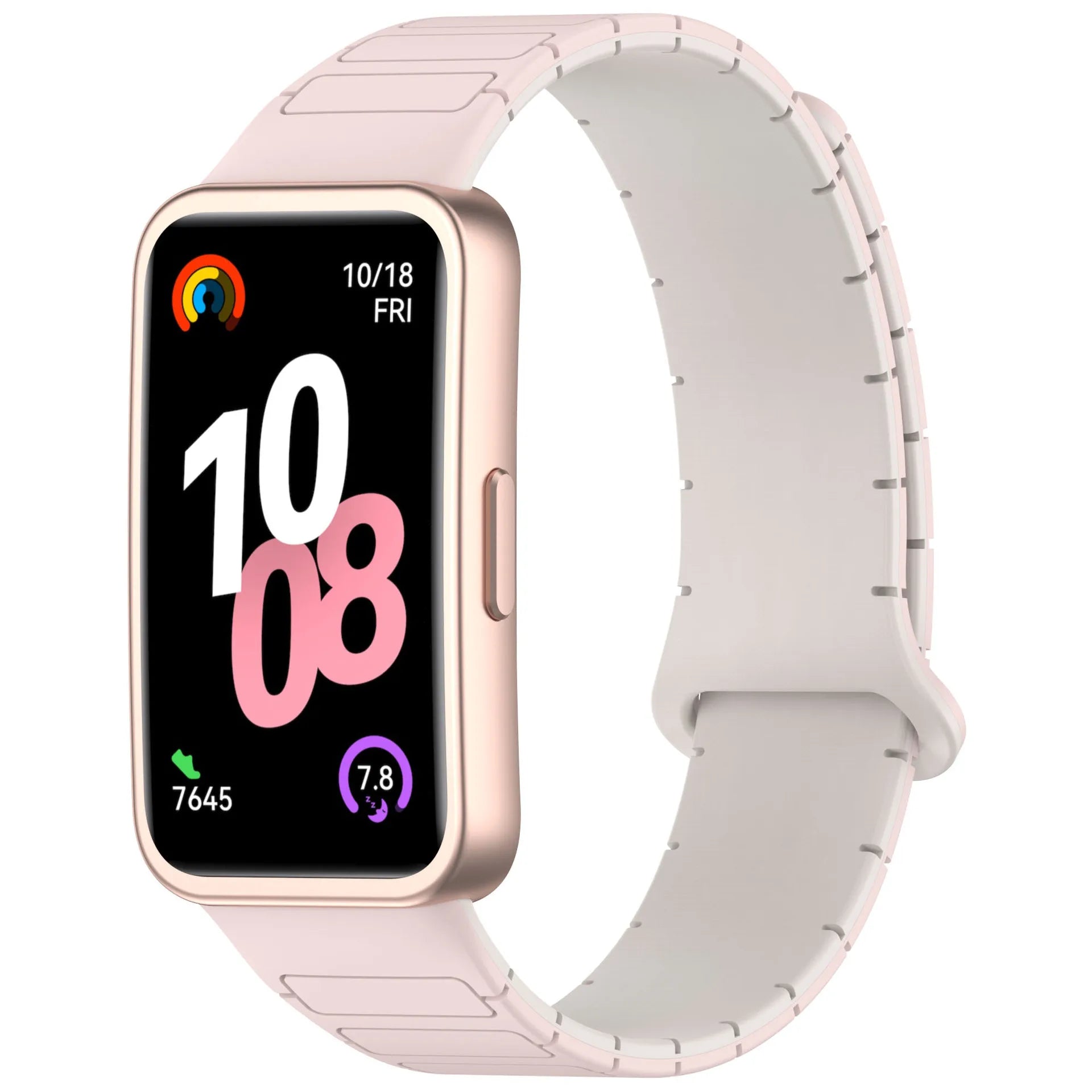 New Magnetic Silicone Strap for Huawei Watch 8/9/10 – Two-Tone Sport Band Smartwatch Accessories