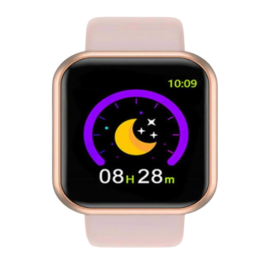 Smart Watch for Men & Women – Fitness Smart Band with Sport Mode, Music Control, Calorie & Distance Tracking, Message Reminder for Android & iOS