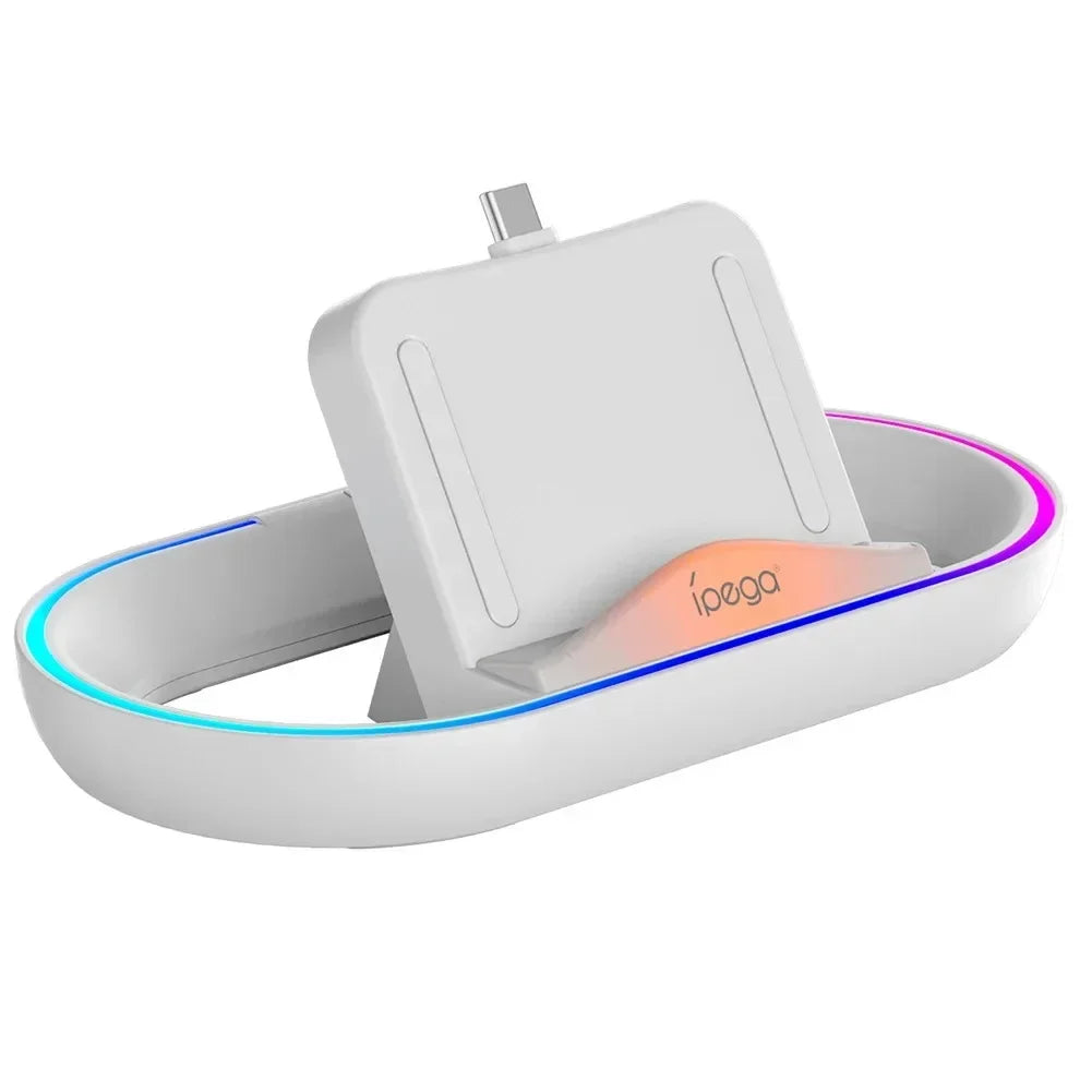 Charging Dock Station for PlayStation Portal/for PS5 Portal Game Console with RGB Lighting Effect Durable and Reliable Holder