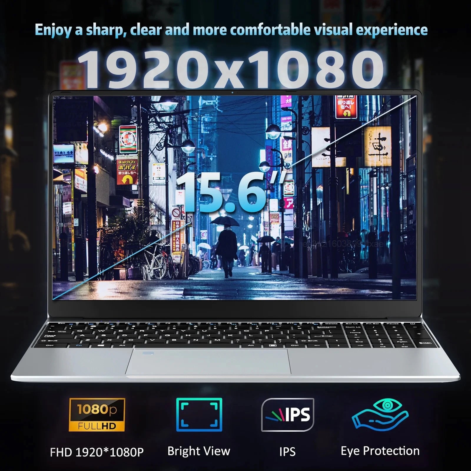 Portable 15.6" Laptop 32GB Ram DDR4 1TB 2TB SSD Windows11 Notebook Pc Gamer Intel N5095 Office Computer with Backlit Fingerprint
