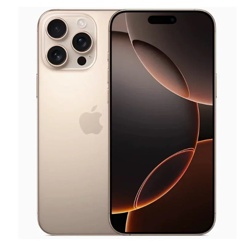 Refurbished iPhone 16 Pro Max (US Model) - Dual eSIM | 256GB/512GB | Titanium | 100% Original