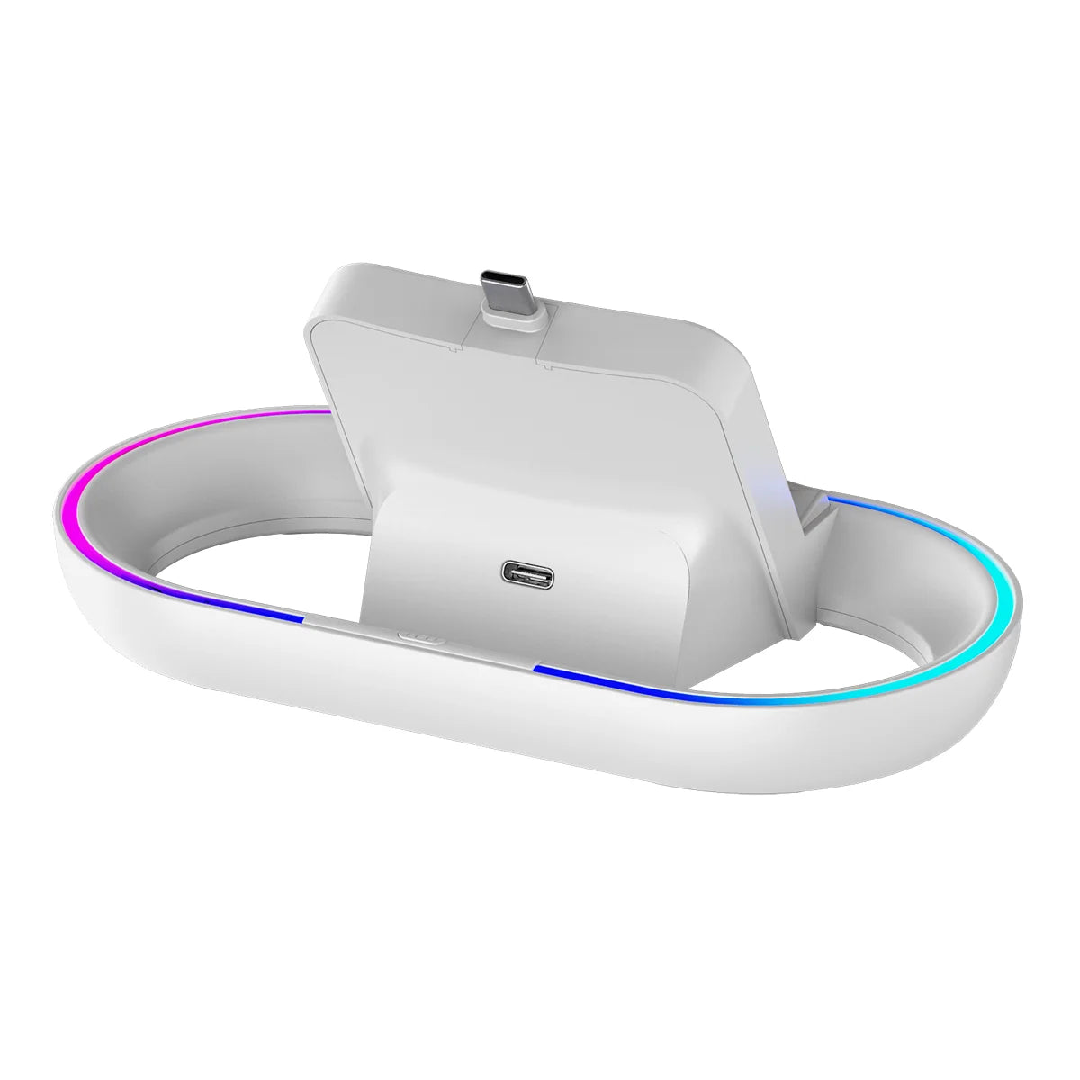 IPEGA Charging Dock P5P02 for PS5 Portal with 14 RGB Lighting Modes,Stand Charger for PS5 Portal with Non-Slip Base,Holding Base