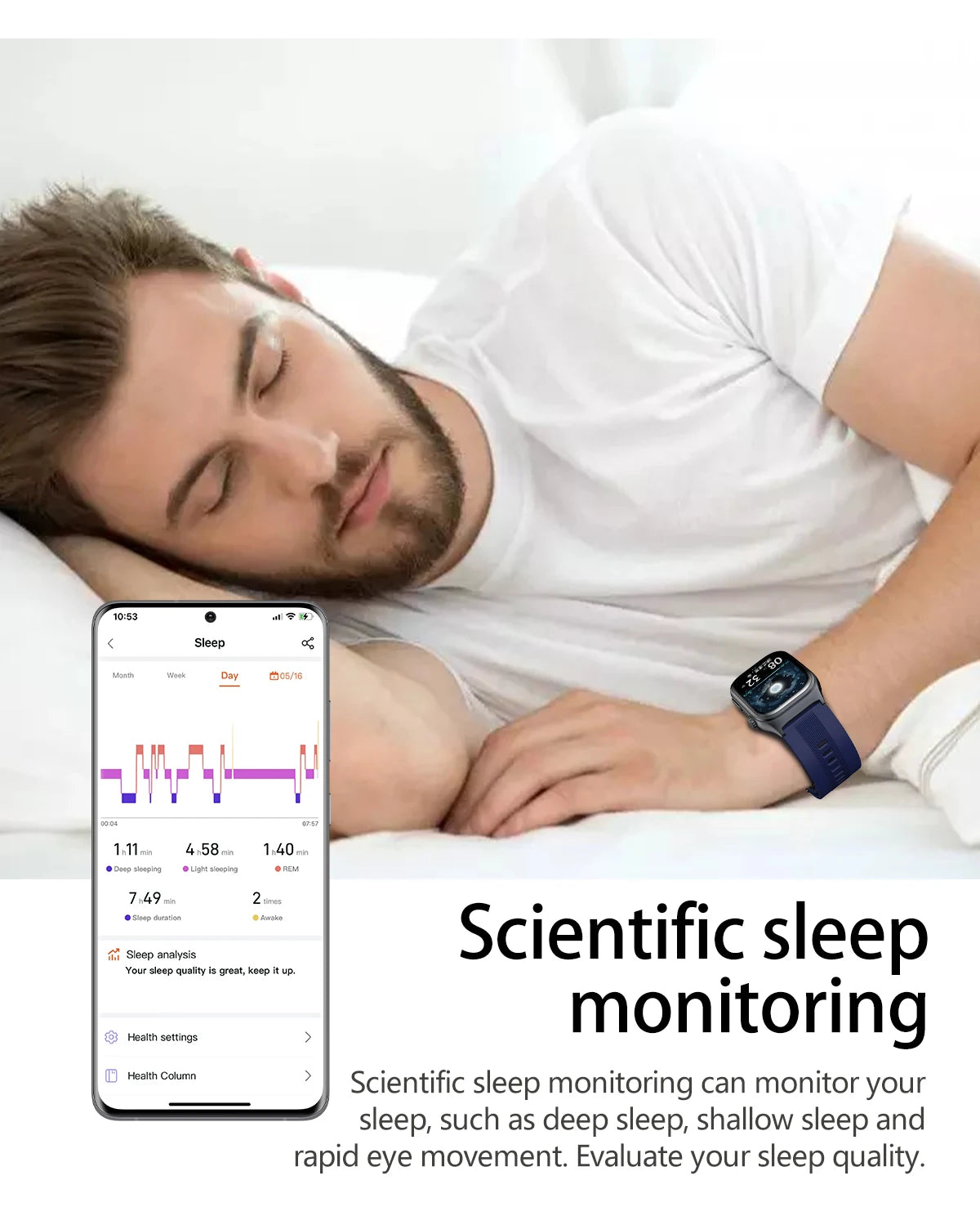 NOYAFA Air Pump Smart Watch Air Sac Accurate Blood Pressure ECG Oxygen Uric Acid Blood Lipids Health Monitoring Smartwatch