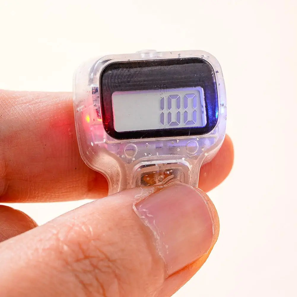 Mini Digital Sport Counter – Adjustable Finger Clicker for Swimming & Running