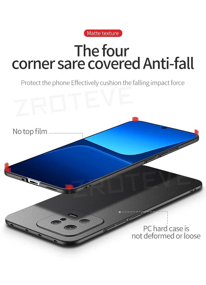 Xiaomi 14 / 14 Ultra Case – ZROTEVE Matte Hard PC Cover for Mi 13, 13T, 14T Pro, Mi14, Mi13 Lite Phones