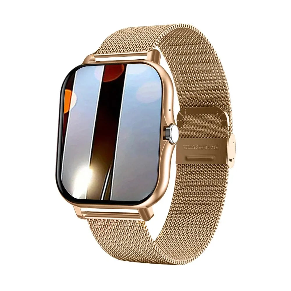 1.44" Smart Watch for Android – Full Touch Color Screen, Bluetooth Call, Magnetic Charging