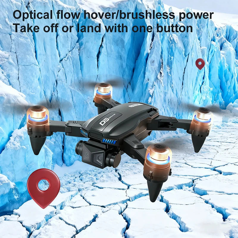 2026 NEW D5 Drones 4K HD Professional Remote Control Helicopter Plane RC Dron With Screen obstacle avoidance FPV Quadcopter Toys