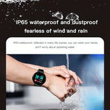 D18 Smart Watch for Men & Women – Waterproof Fitness Tracker with Blood Pressure & Heart Rate Monitor for Android & iOS