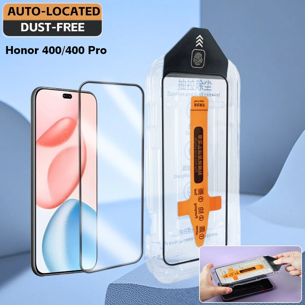 Honor 400 Pro Screen Protector | 2PCS Full Coverage Tempered Glass | HD Protective Phone Film
