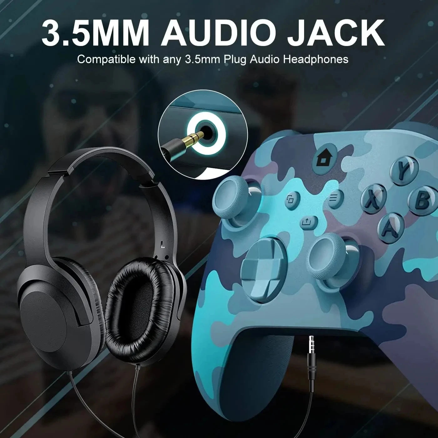 Game Controller for xbox one xbox series x/s wireless bluetooth joystick for pc handheld game players gamepads gaming keyboard