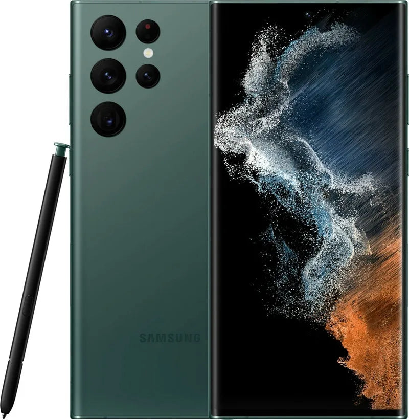 C Samsung Galaxy S22 Ultra 5G S908U S22U 6.8" ROM 128GB/256/512GB RAM 8GB/12GB Snapdragon 8 NFC S Pen Unlocked Smart Cell Phone