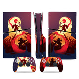 Game PS5 Slim Disc Skin Sticker Decal Cover for Console and Controllers PS5 Slim Disk Skin Sticker Vinyl