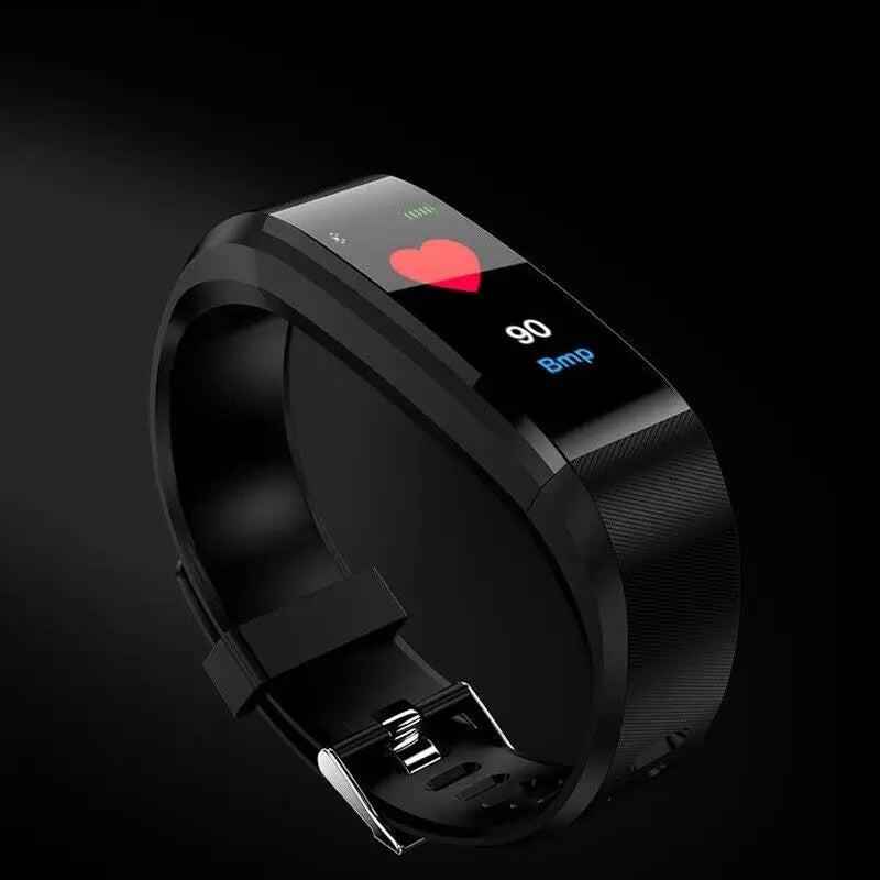 115Plus Kids Smartwatch – Bluetooth 4.0 Touch Sports Bracelet Fitness Tracker for iOS & Android