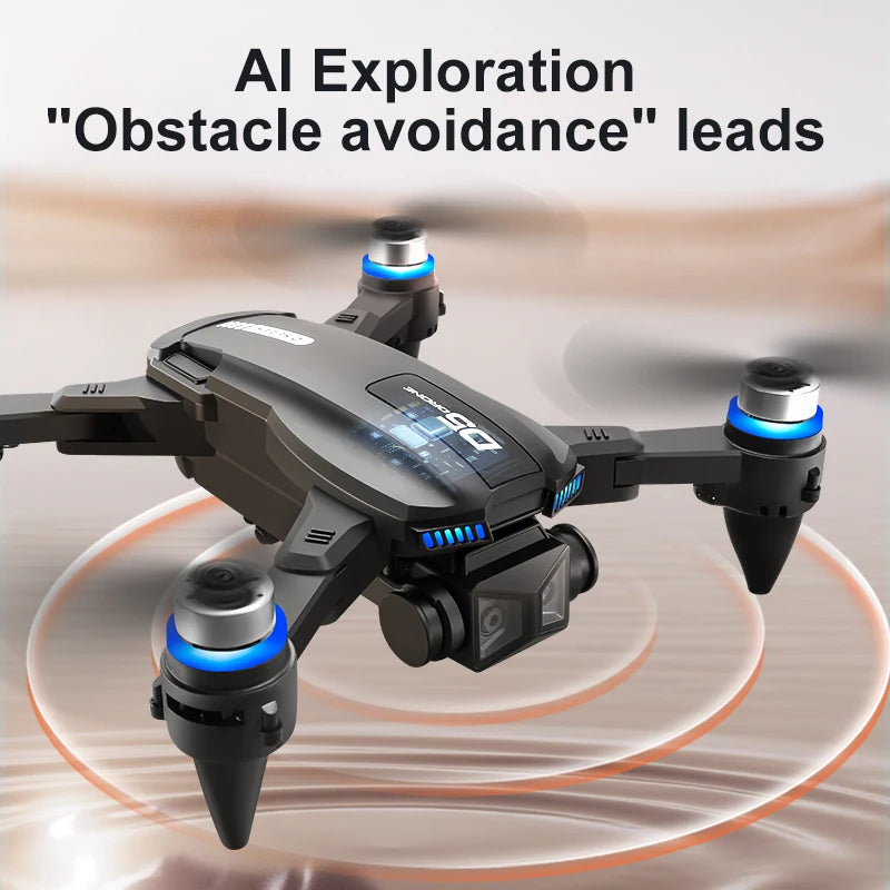 2026 NEW D5 Drones 4K HD Professional Remote Control Helicopter Plane RC Dron With Screen obstacle avoidance FPV Quadcopter Toys