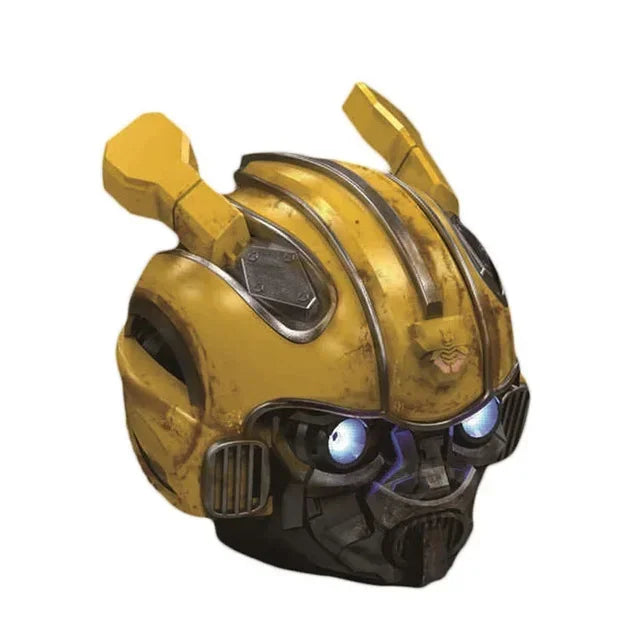 Original Transformers Bumblebee Bluetooth Speaker – Dual Speakers, Heavy Bass, LED Light, TF Card & FM Radio