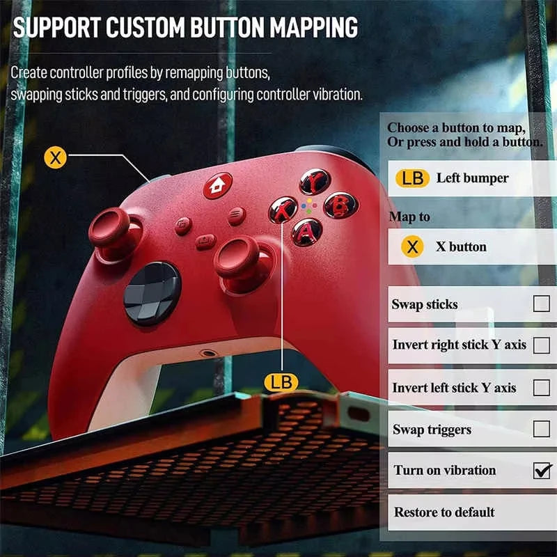 Game Controller for xbox one xbox series x/s wireless bluetooth joystick for pc handheld game players gamepads gaming keyboard