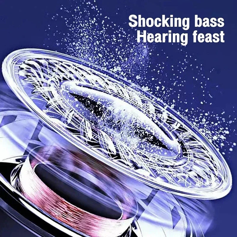 1202 Wireless Bluetooth Speaker – Portable Home & Outdoor Subwoofer with Bass, MP3 Player, Car Audio & LED Lights