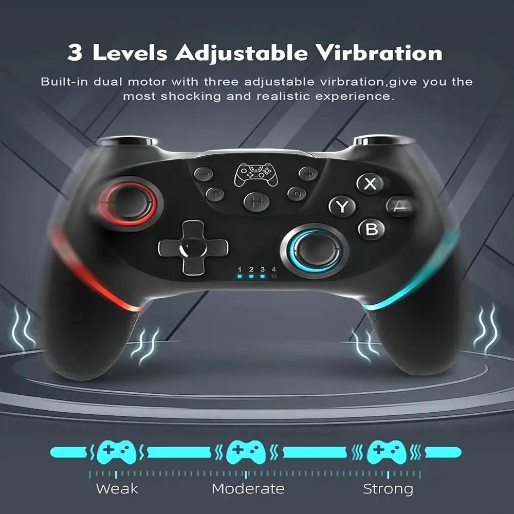 Wireless Game Controller for Switch Switch2 Lite OLED 6-Axis Vibration pro Handle NS2 Compatible with Switch pro Wireless Gaming