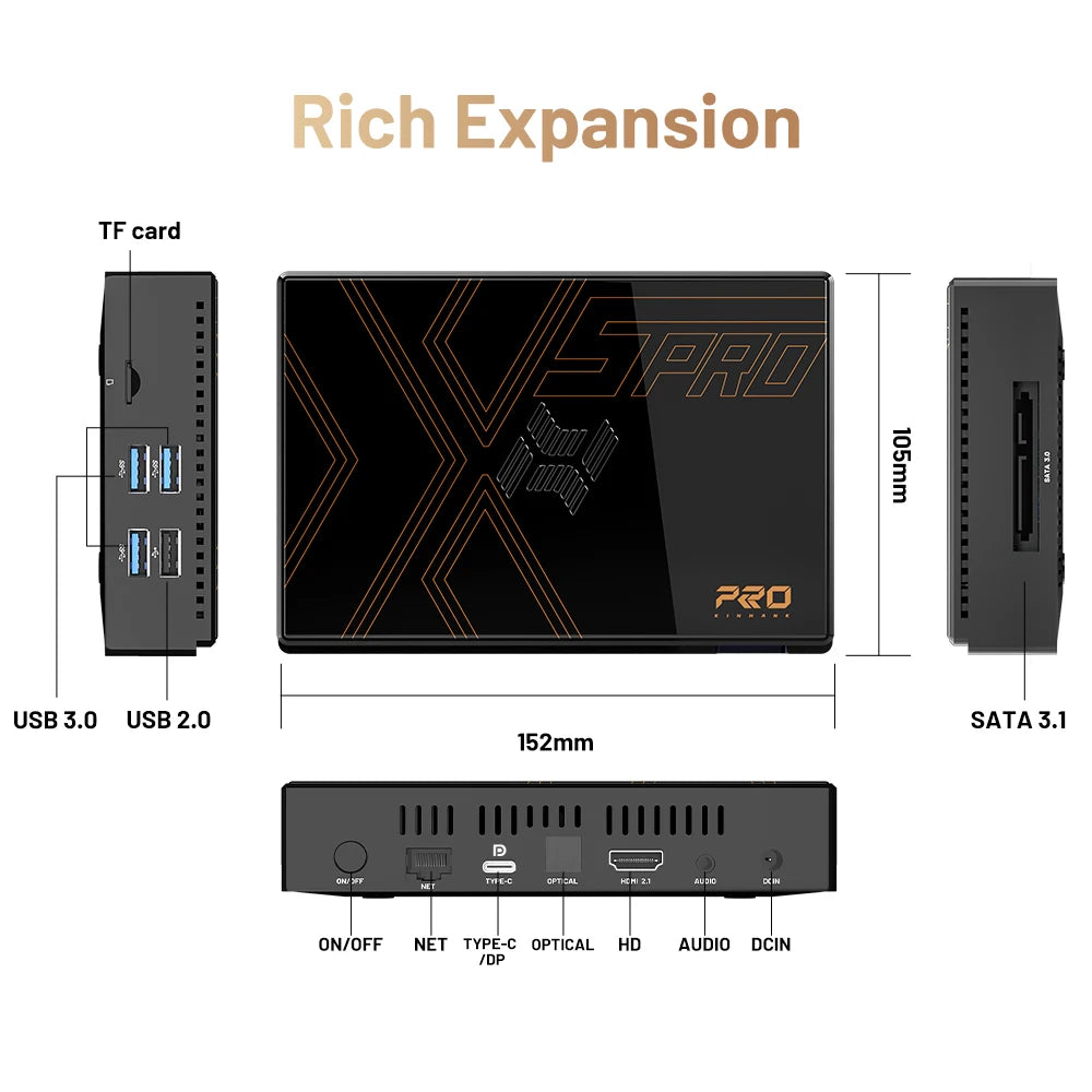 Kinhank Super Console X5 PRO Retro Video Game Consoles Plug and Play 4T with 16000 Games for PS2/WII/SS/DC/N64/MAME