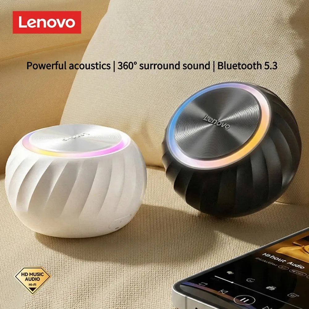 Lenovo ED100 Portable Bluetooth Wireless Speaker Outdoor Loudspeaker Music Surround Bass Waterproof Speakers for Party Meeting