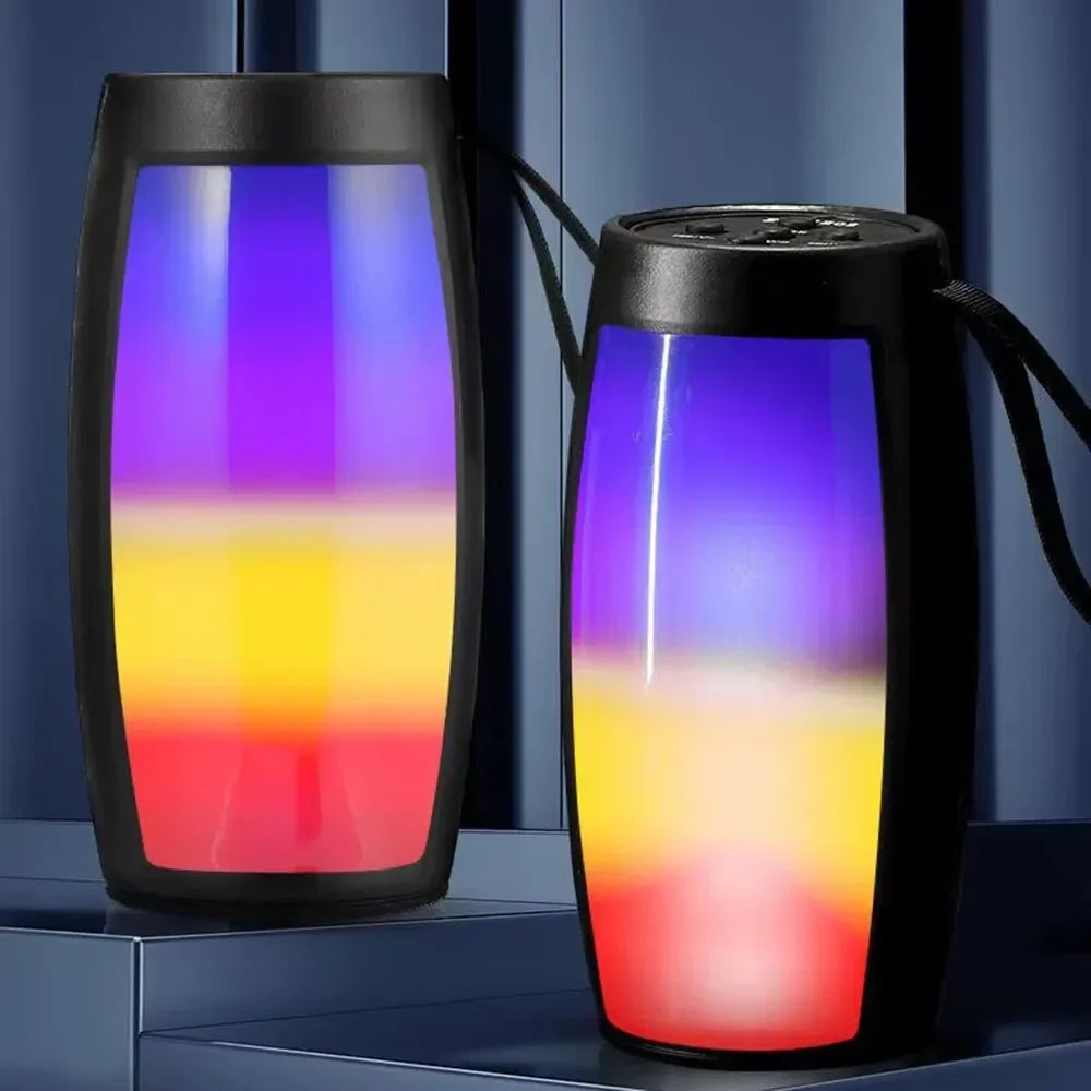 1202 Wireless Bluetooth Speaker – Portable Home & Outdoor Subwoofer with Bass, MP3 Player, Car Audio & LED Lights