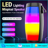 1202 Wireless Bluetooth Speaker – Portable Home & Outdoor Subwoofer with Bass, MP3 Player, Car Audio & LED Lights
