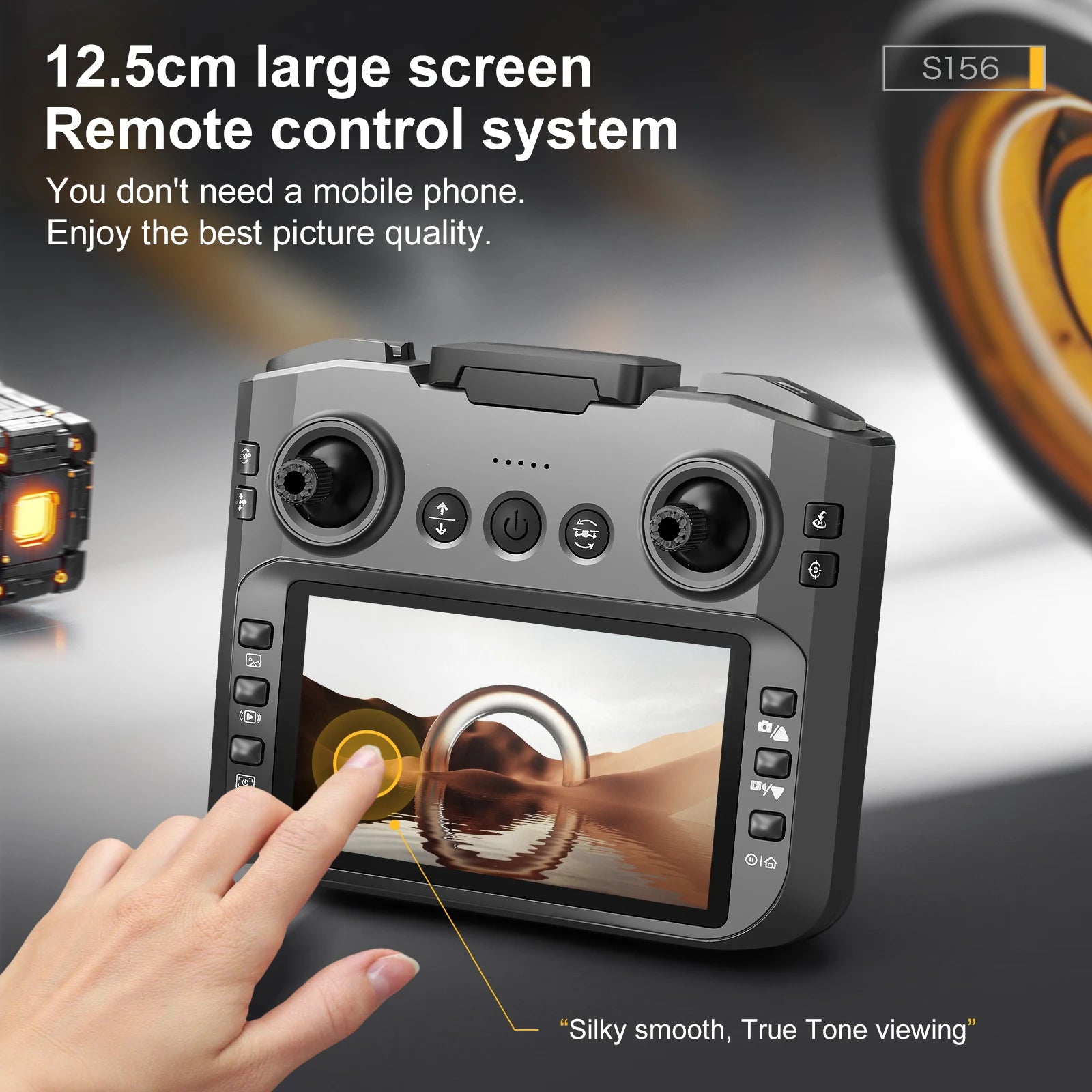 Drone Professional 8K Camera with 5G WiFi FPV UAV Screen S156 Remote Control and Obstacle Avoidance Quadcopter 2025