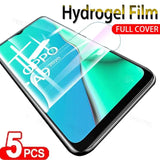 5PCS Hydrogel Screen Protector for Oppo Reno 10 Pro+ / 9 Pro / 8T / 8Z / 7 / 6 Series, Clear Full Cover Film 5G