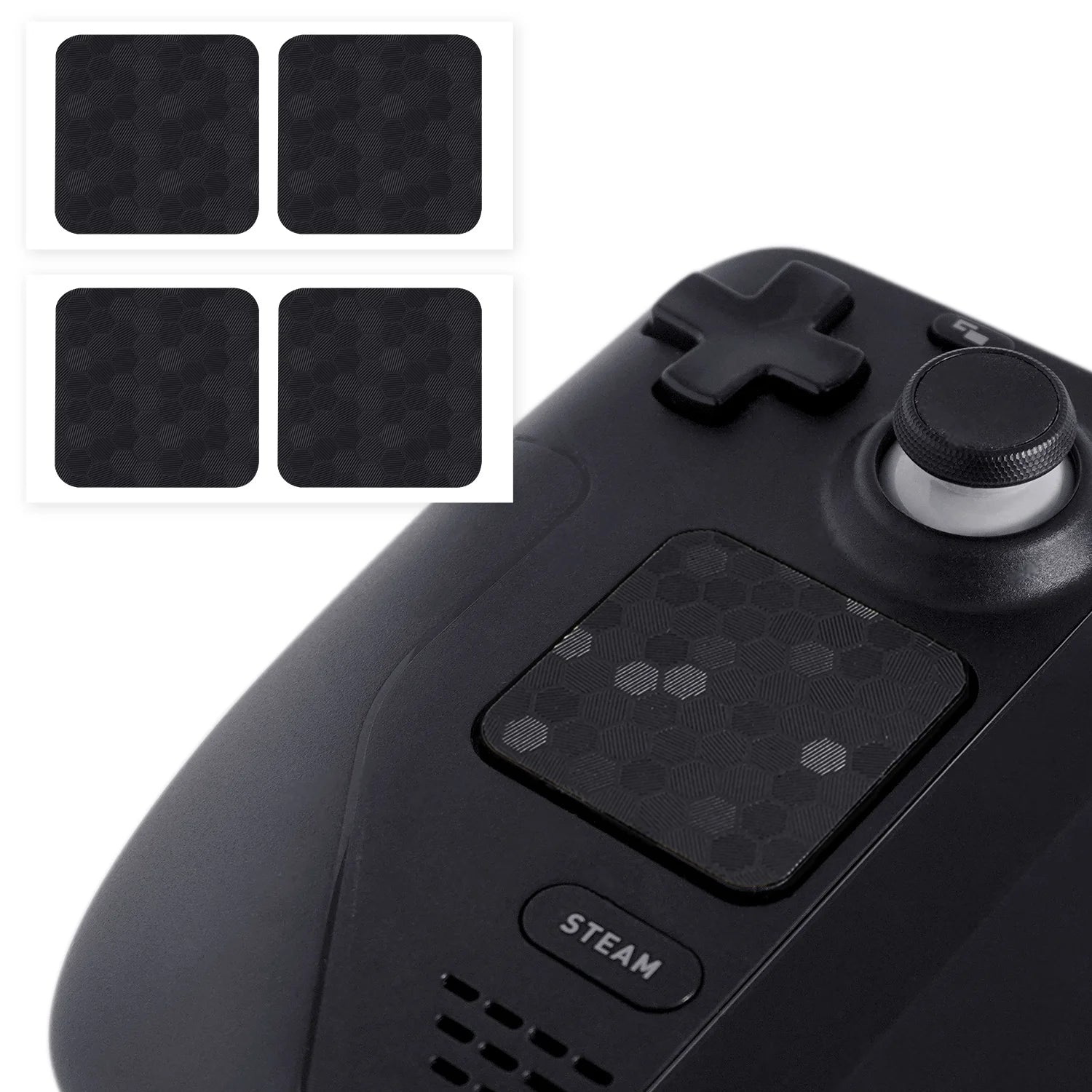 4Pieces TALONGAMES Touchpad Stickers For Steam Deck / Steam Deck OLED Version Wear-resistant Anti-scratch Protection Stickers