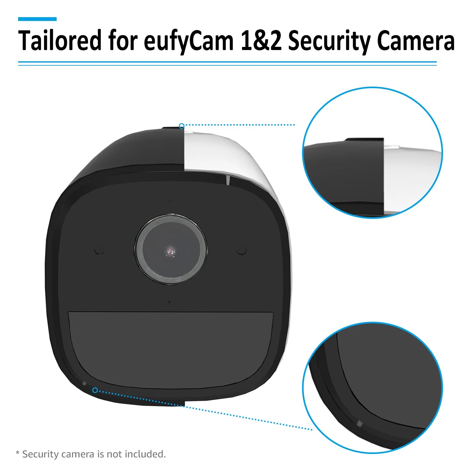 Silicone Protective Covers for eufyCam 2 Anti-Scratch Camera Protective Cover Security Camera Protection Accessories for Eufy-2