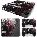 Anime 1380 PS4 Slim Skin Sticker Decal Cover for ps4 slim Console and 2 Controllers skin Vinyl slim sticker Decal