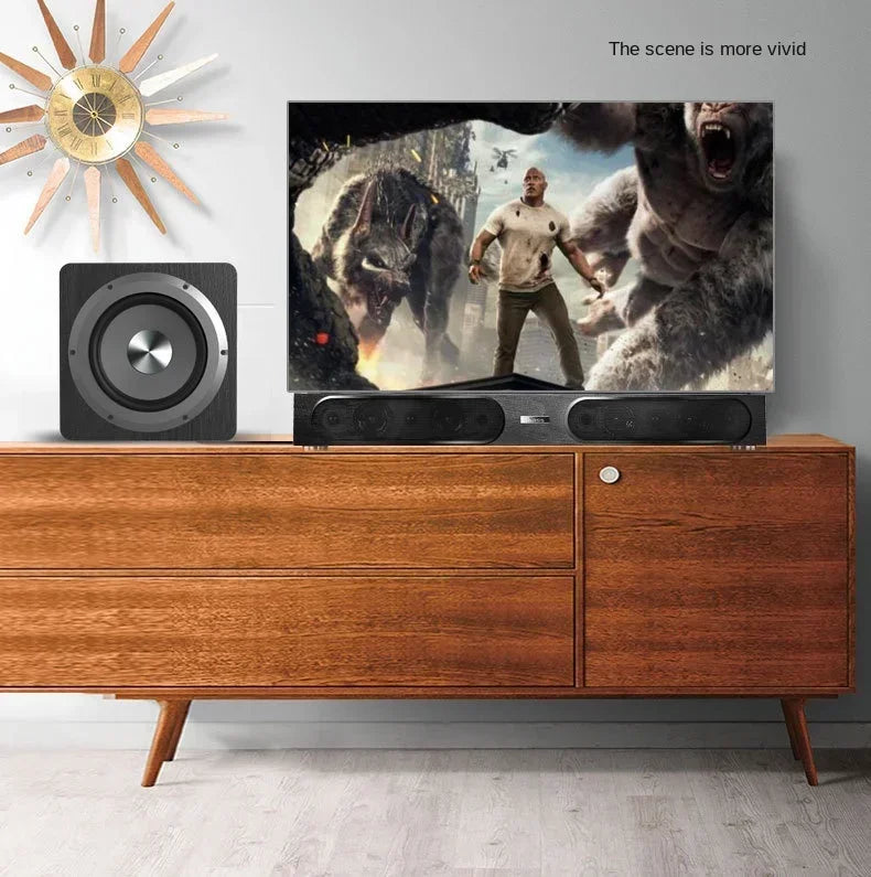 6.5 Inch Active Subwoofer Speaker High-power 100W Super Bass Home Theater Sound System for Active Speakers PC Computer TV Box