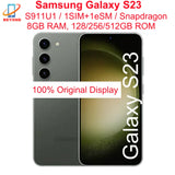 Samsung Galaxy S23 5G S911U1 6.1" AMOLED ROM 128/256/512GB RAM 8GB Snapdragon NFC Octa Core Original Android Cell Phone