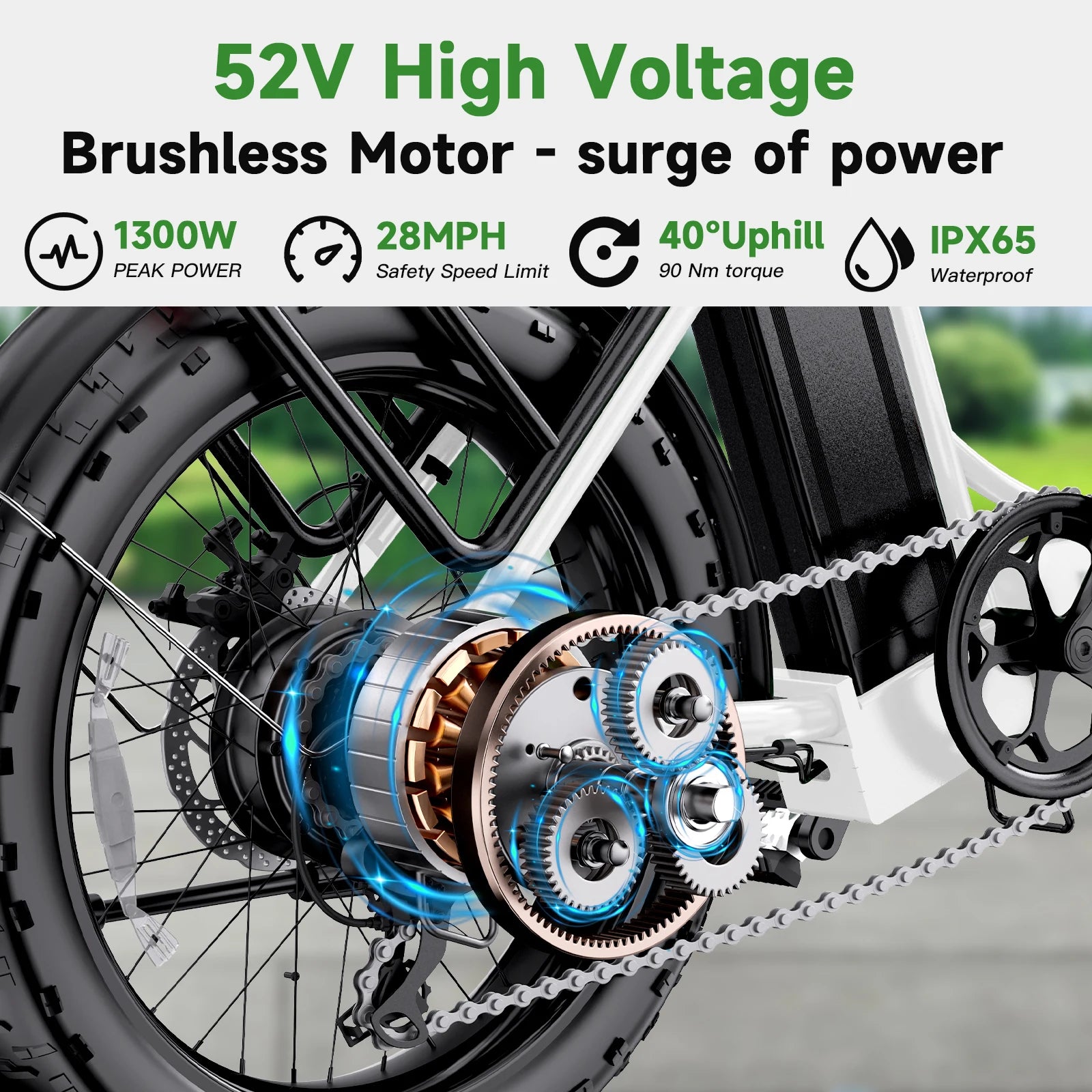 L20  E-Bike 750W motor 48V10AH folding mountain Electric Bicycle Mechanical brake 20*3-inch tire urban commuting Electric  Bike