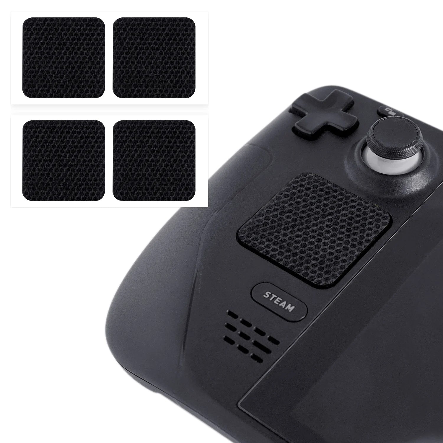 4Pieces TALONGAMES Touchpad Stickers For Steam Deck / Steam Deck OLED Version Wear-resistant Anti-scratch Protection Stickers