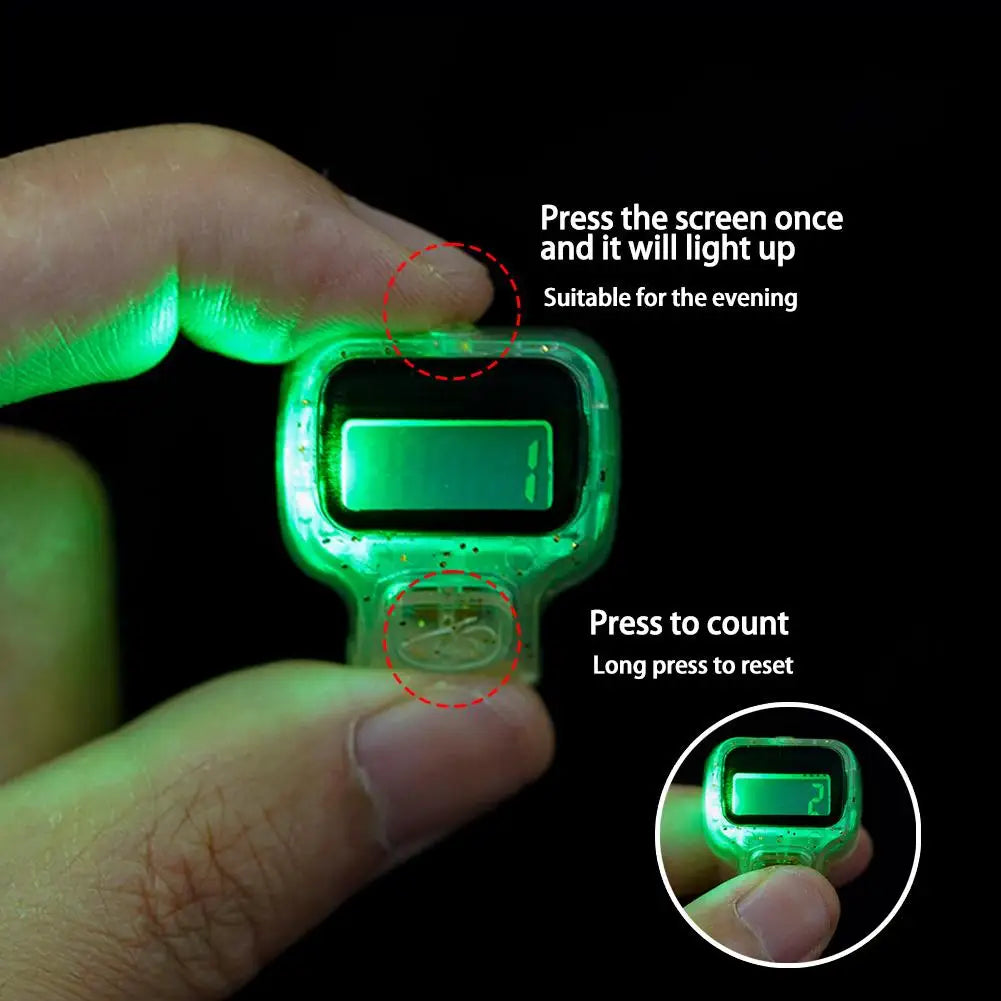 Mini Digital Sport Counter – Adjustable Finger Clicker for Swimming & Running