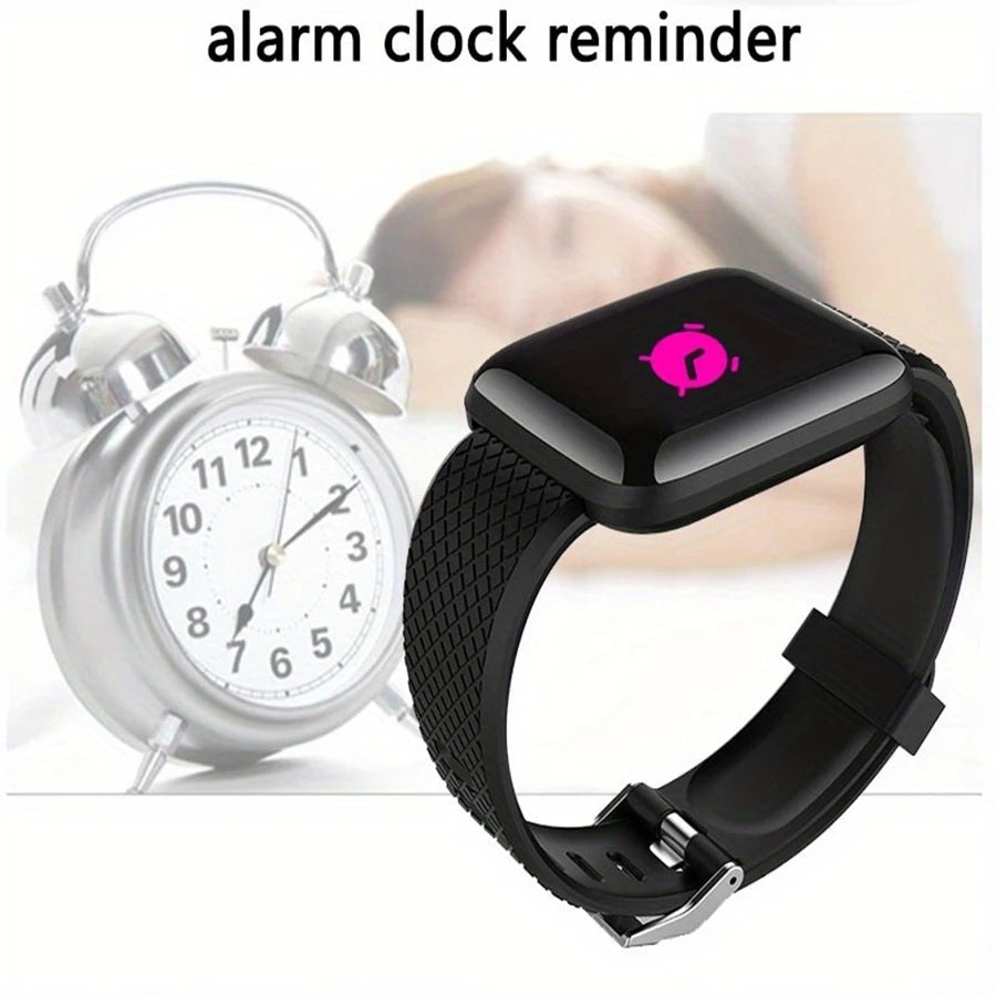 Smart Watch for Men & Women – Fitness Smart Band with Sport Mode, Music Control, Calorie & Distance Tracking, Message Reminder for Android & iOS